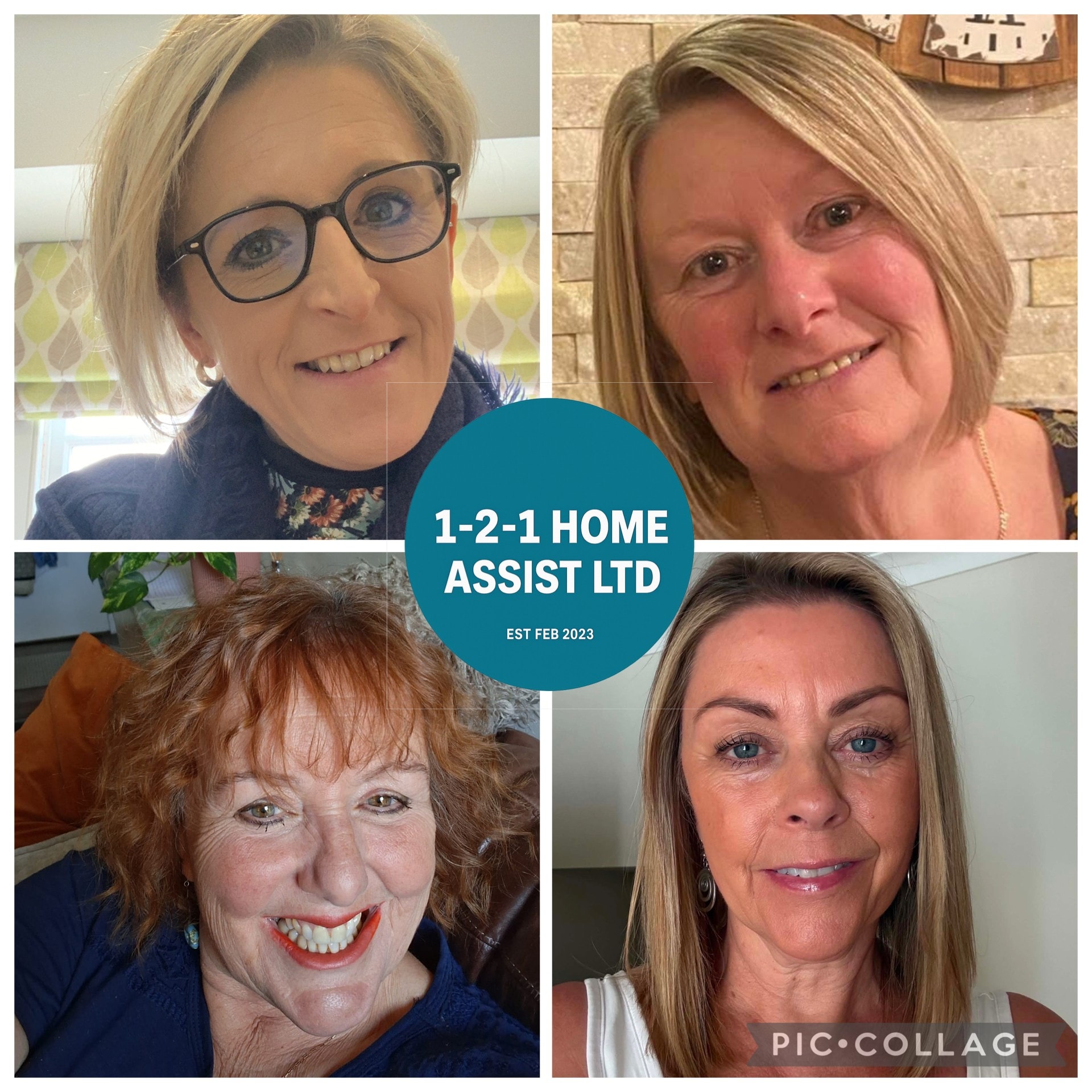 1-2-1 Home Assist team members Tan, Katie, Louise and Lee