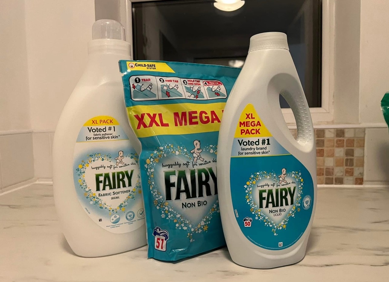 Fairy laundry detergent products